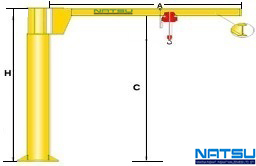 pillar-jib-crane-and-electric-chain-hoist